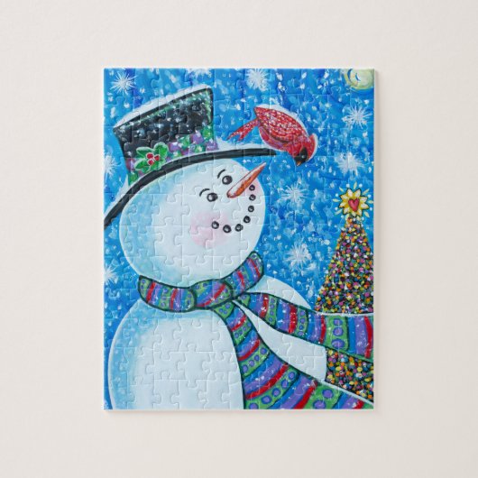 De kleine Snowman Legpuzzel (Verticaal)