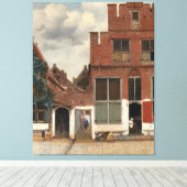 De kleine straat canvas afdruk (Insitu (Houten vloer))