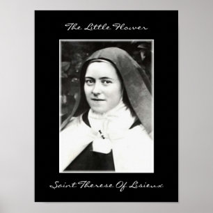 DE KLEINE STROOMZET DEZE VAN LISIEUX POSTER