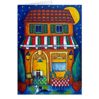 De kleine Trattoria-groet/Notitiekaart