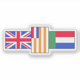 De kleine vlaggen van Zuid-Afrika vlag, Afrika Sticker