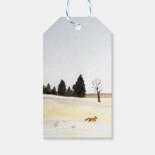 De kleine vos cadeaulabel