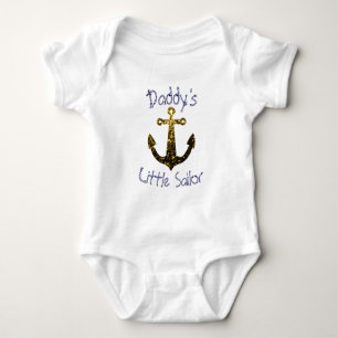 De kleine zeeman van de kleine anchor papa persona romper