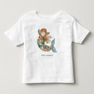 De kleine zeemeermin Shades of Blue Kinder Shirts