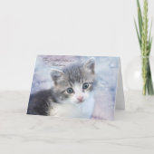 De kleinste Feline Note Kaart (Voorkant)