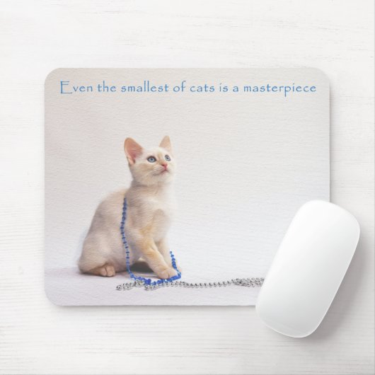 De kleinste Muismat van katten: Farrah (Met muis)