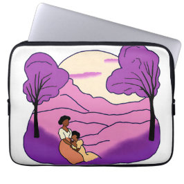 De kleur Paarse Laptop Sleeve