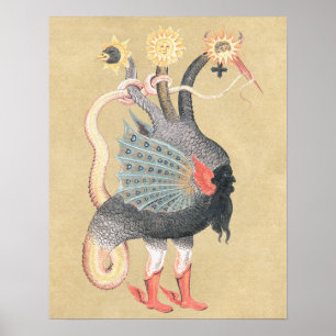 De Kleur van de Draak van de alchimie Poster