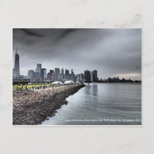 De Kleur van de Horizon van het Lower Manhattan Briefkaart