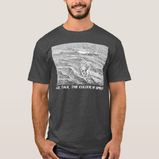 De kleur van de lente origineel hommage ontwerp t-shirt