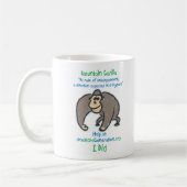 De kleur van de logo van OMG, sparen MountainGoril Koffiemok (Links)