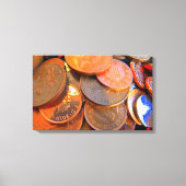 De kleur van het geld canvas afdruk (Voorkant)