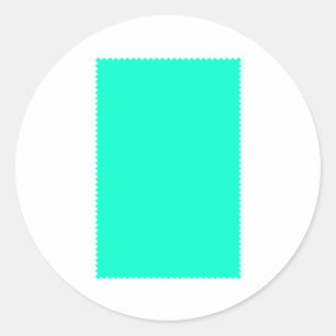 De kleur van het monster de MUSEUM Zazzle geeft Sj Ronde Sticker