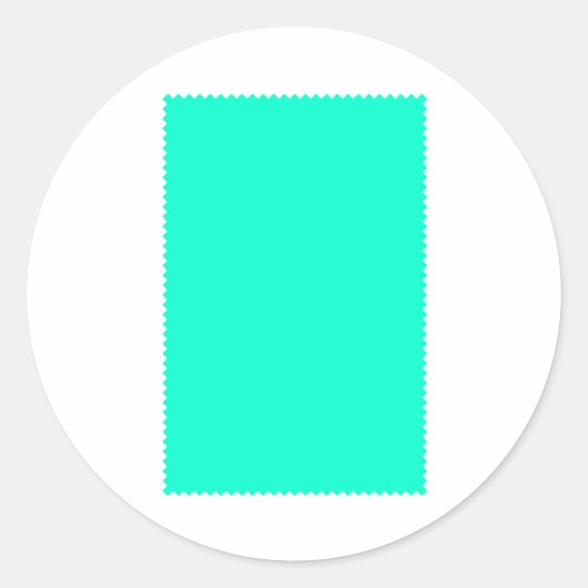 De kleur van het monster de MUSEUM Zazzle geeft Sj Ronde Sticker (Voorkant)