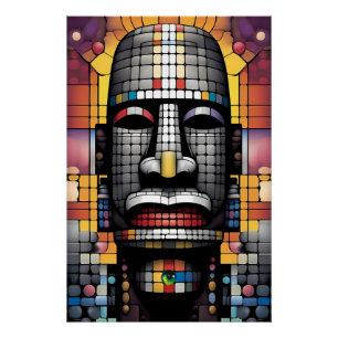 De kleur van RapaNui Perfect Poster