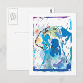 De kleuren Dane Briefkaart (Voorkant / Achterkant)