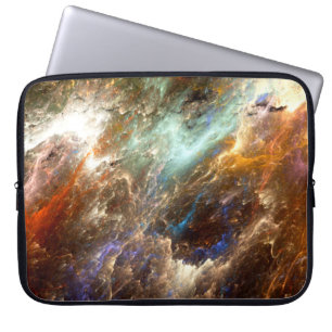 De kleuren in de reeks, Fancy verf. Achtergrond Laptop Sleeve