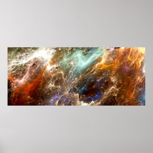 De kleuren in de reeks, Fancy verf. Achtergrond Poster (Voorkant)