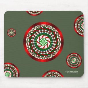 De kleuren van Christmas Mousepad Muismat