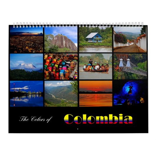 De kleuren van Colombia Agenda 2015 Kalender (Hoes)