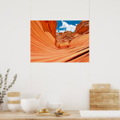 De kleuren van de golf poster (Keuken)