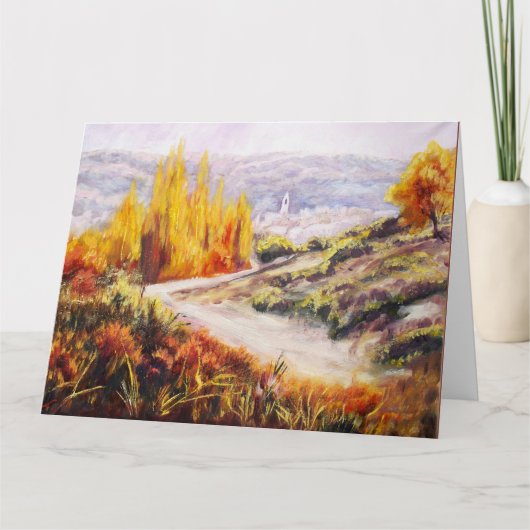 De kleuren van de herfst kaart (Voorkant)