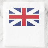 De kleuren van de koning rechthoekige sticker (Tas)