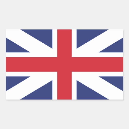 De kleuren van de koning rechthoekige sticker (Voorkant)