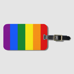 De kleuren van de regenboog bagagelabel