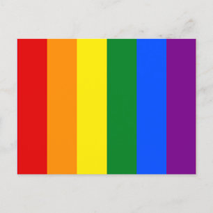 De kleuren van de regenboog briefkaart