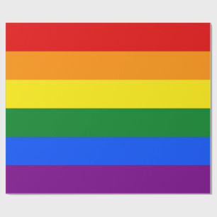 De kleuren van de regenboog cadeaupapier
