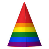 De kleuren van de regenboog feesthoedjes (Achterkant)