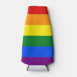 De kleuren van de regenboog flesjeskoeler