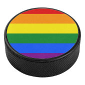 De kleuren van de regenboog hockey puck (3/4)