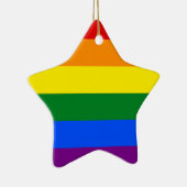 De kleuren van de regenboog keramisch ornament (Rechts)