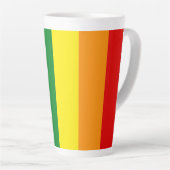 De kleuren van de regenboog latte mok (Rechterhoek)