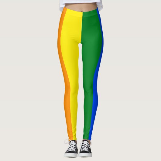 De kleuren van de regenboog leggings (Voorkant)