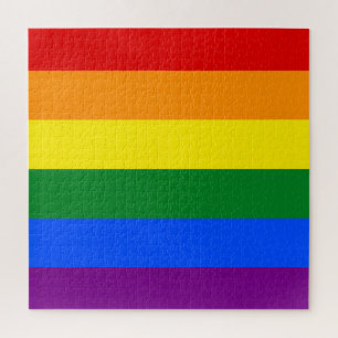 De kleuren van de regenboog legpuzzel