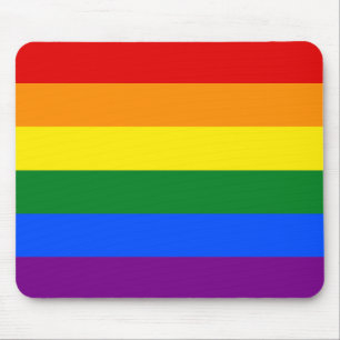 De kleuren van de regenboog muismat