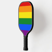 De kleuren van de regenboog pickleball paddle (Links)