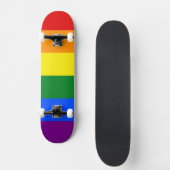 De kleuren van de regenboog skateboard (Voorkant)