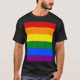 De kleuren van de regenboog t-shirt