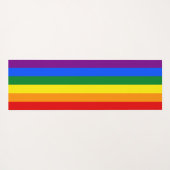 De kleuren van de regenboog yogamat (Achterkant (horizontaal))