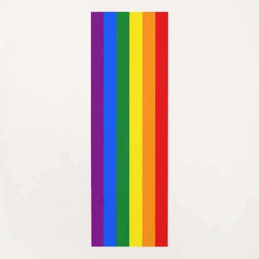 De kleuren van de regenboog yogamat (Voorkant)