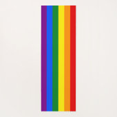 De kleuren van de regenboog yogamat (Achterkant)