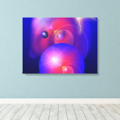 De kleuren van de ruimte - gewikkeld canvas afdruk (Insitu (Houten vloer))