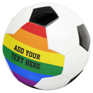 DE KLEUREN VAN DE VLAG VAN DE REGENBOOG + uw Voetbal