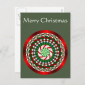 De kleuren van kerst Briefkaart (Voorkant / Achterkant)