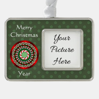 De kleuren van Kerstmis Frame Ornament