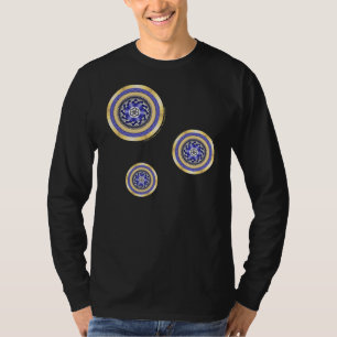 De kleuren van Nieuwjaars T-shirt voor mannen, don